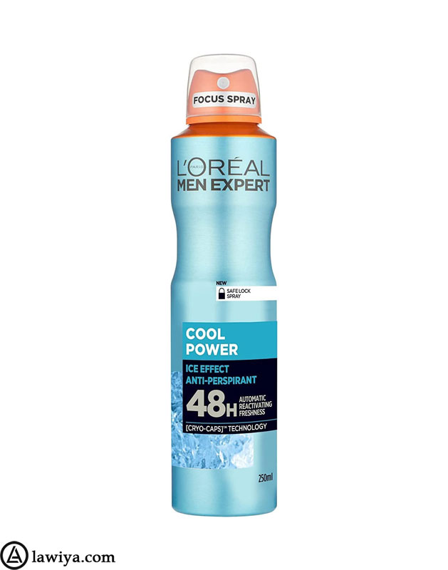 اسپری ضد تعریق لورآل مردانه - Loreal Cool Power Ani-Perspirant Spray For Men-lawia-1