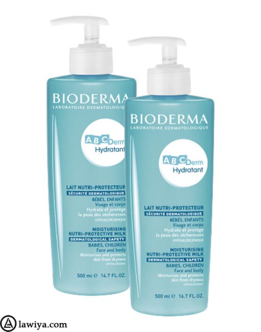 کرم آبرسان و مرطوب کننده کودک بایودرما 500 ml اصل فرانسه - bioderma laboratoire dermatologique abcderm hydratant 500 ml