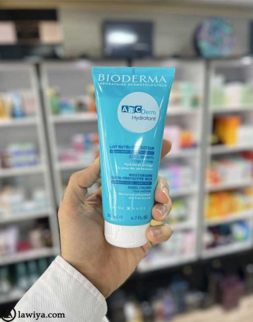 کرم آبرسان و مرطوب کننده کودک بایودرما اصل فرانسه - bioderma laboratoire dermatologique abcderm hydratant