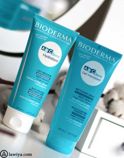 کرم آبرسان و مرطوب کننده کودک بایودرما اصل فرانسه - bioderma laboratoire dermatologique abcderm hydratant