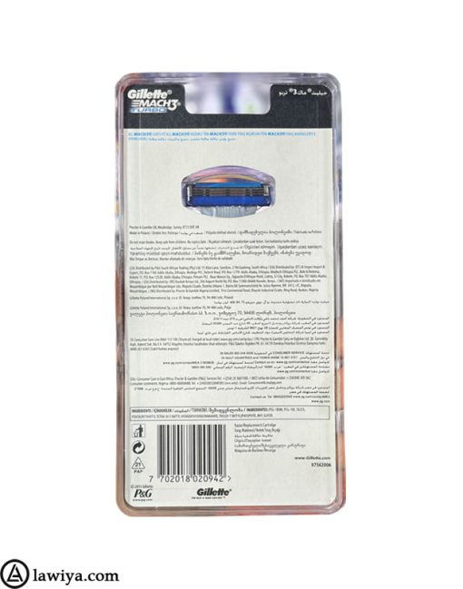خود تراش ژیلت مدل مَچ تری توربو اصل-Gillette Mach3 Turbo-lawia 8
