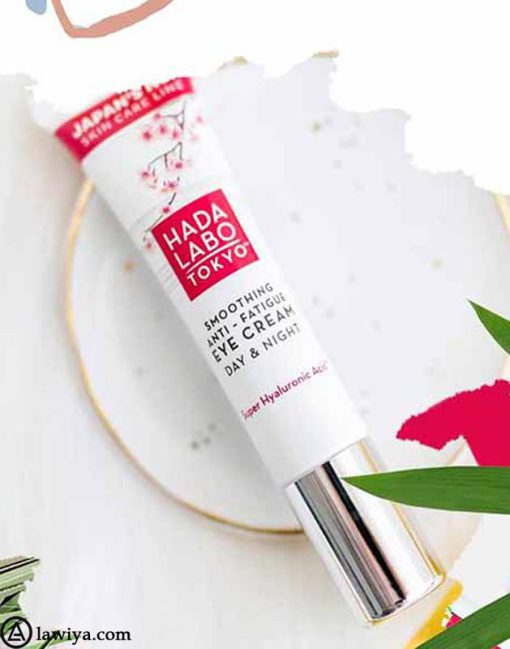 کرم دور چشم هادا لابو توکیو اصل آمریکا ضد چروک و خستگی 15 میل - Hada Labo Tokyo Smoothing Anti - Fatigue Eye Cream Day and Night