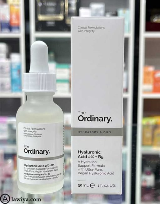 سرم آبرسان هیالورونیک اسید اوردینری اصل کانادا 30 میل - The Ordinary Hyaluronic Acid 2% + B5