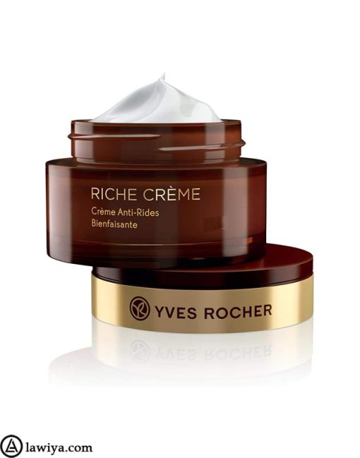 کرم ضد چروک شب ایوروشه مدل ریچ کرم اصل فرانسه 50 میل - Yves Rocher Anti Wrinkle Cream Model Riche Creme 50ml