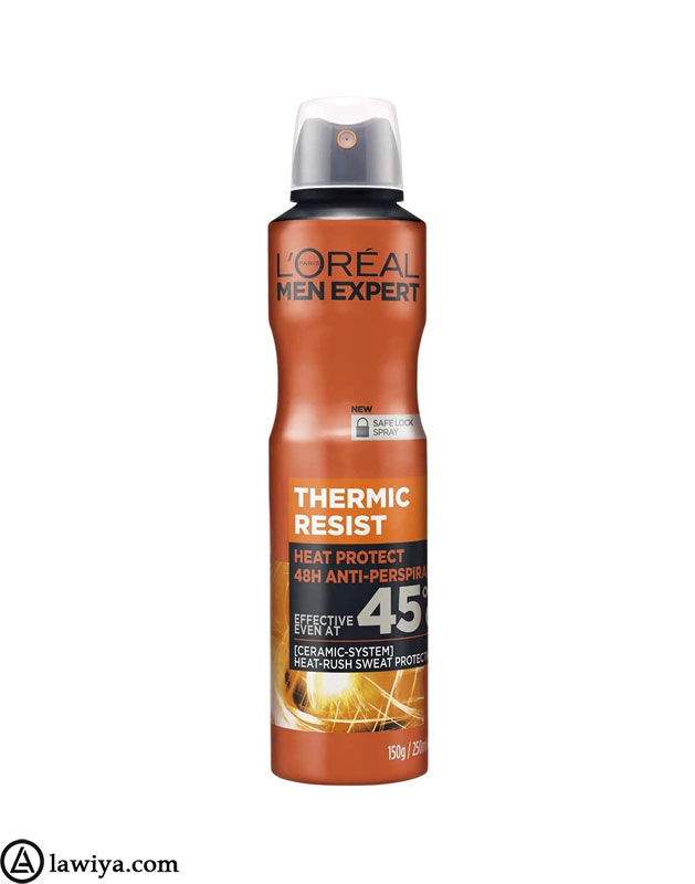 اسپری ضد تعریق لورآل مردانه مدل مقاومت حرارتی اصل فرانسه - l’oreal Men expert Spray thermic resist