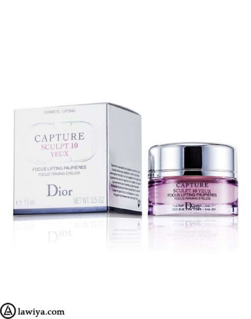 کرم دور چشم لیفتینگ دیور اصل فرانسه 15 میل - Dior Capture Sculpt 10 Yeux Focus Lifting Paupiéres 15 ml