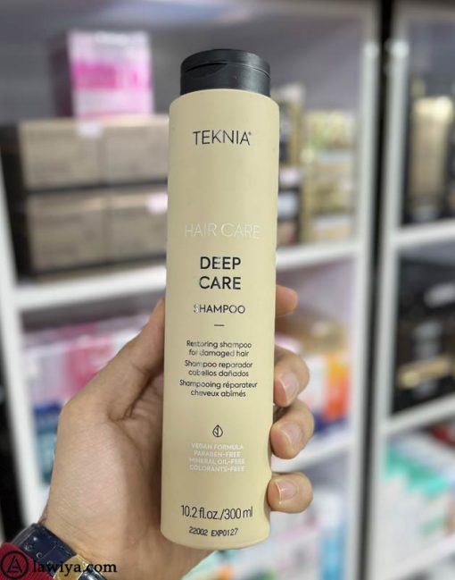 شامپو تقویت مو لاکمه مراقبت عمیق مو اصل اسپانیا - LAKME Teknia Deep Care Shampoo 300 ml