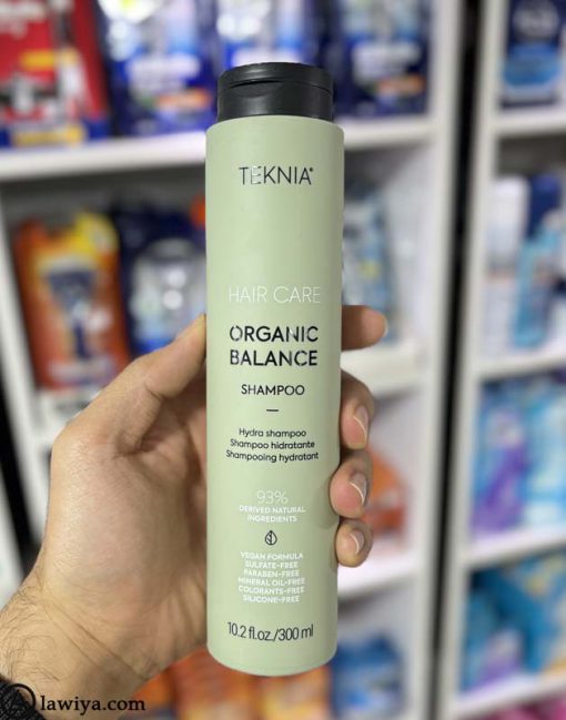 شامپو بدون سولفات لاکمه اصل اسپانیا 300 میل - Lakme Teknia Organic Balance Shampoo 300ml