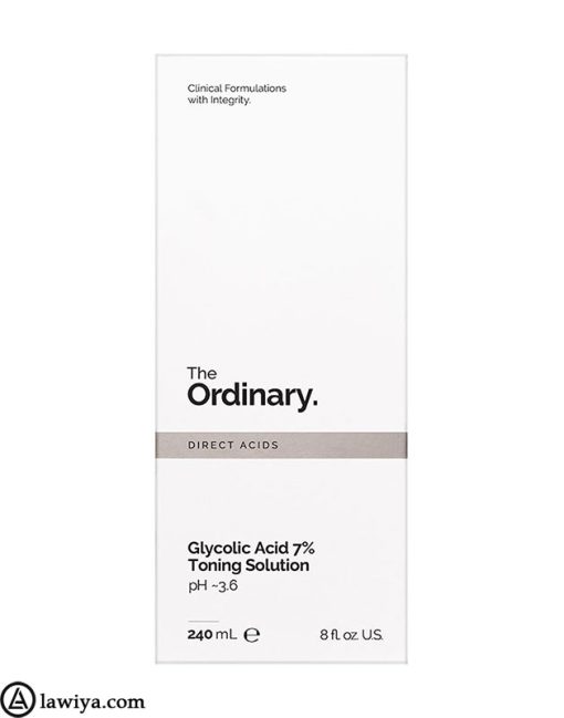 تونر لایه بردار و روشن کننده گلیکولیک اسید اوردینری اصل کانادا The Ordinary Glycolic Acid 7% Toning Solution 240ml2