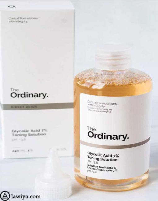 تونر لایه بردار و روشن کننده گلیکولیک اسید اوردینری اصل کانادا The Ordinary Glycolic Acid 7% Toning Solution 240ml5