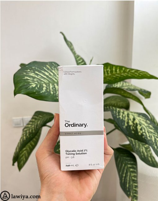 تونر لایه بردار و روشن کننده گلیکولیک اسید اوردینری اصل کانادا The Ordinary Glycolic Acid 7% Toning Solution 240ml