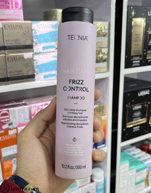 شامپو ضد وز لاکمه اصل اسپانیا 300 میل - lakme teknia hair care frizz control shampoo 300ml