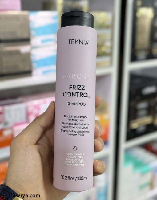 شامپو ضد وز لاکمه اصل اسپانیا 300 میل - lakme teknia hair care frizz control shampoo 300ml