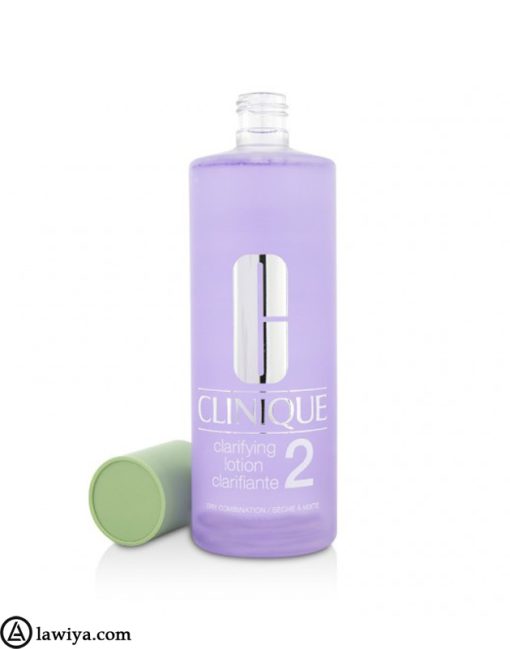 تونر شماره 2 کلینیک پوست خشک و مختلط اصل آمریکا 200 میل - Clinique Clarifying Lotion 2 200ml