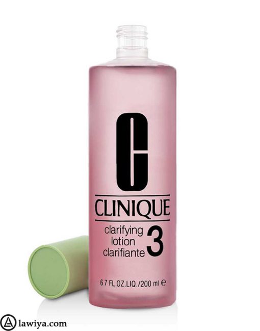 تونر شماره 3 کلینیک پوست مختلط و چرب اصل آمریکا 200 میل - Clinique Clarifying Lotion 3 200ml