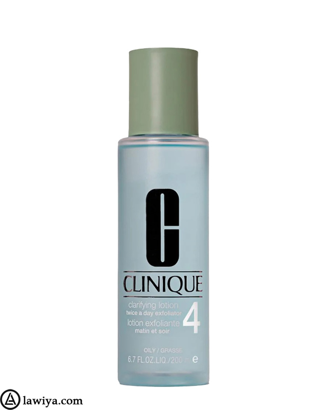 تونر شماره 4 کلینیک پوست چرب اصل آمریکا 200 میل – Clinique Clarifying Lotion 4 200ml