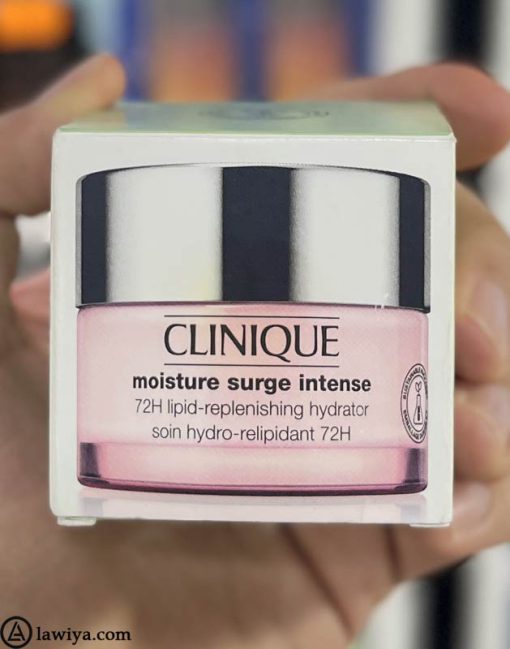 کرم آبرسان 72ساعته کلینیک اصل آمریکا 50 میل - clinique moisture surge intense 72h lipidreplenishing hydrator 50ml