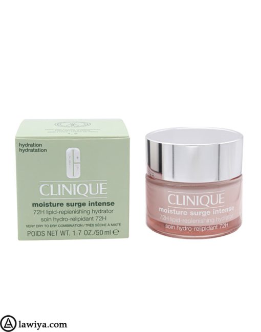 کرم آبرسان 72ساعته کلینیک اصل آمریکا 50 میل - clinique moisture surge intense 72h lipidreplenishing hydrator 50ml