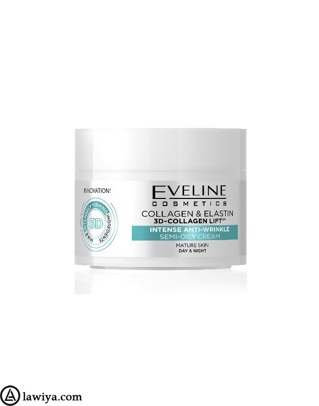 کرم روز و شب ضدچروک قوی کلاژن و الاستین اولاین اصل فرانسه | eveline collagen and elastin