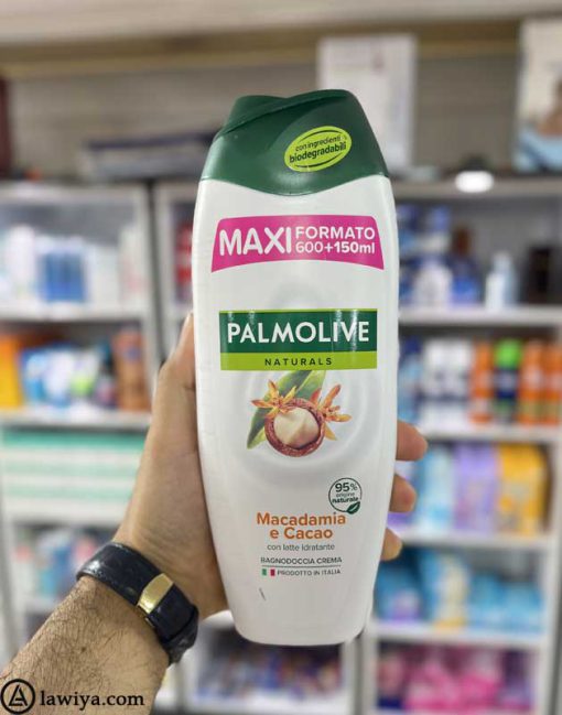 شامپو بدن ماکادمیا و کاکائو پالمولیو اصل ایتالیا | palmolive macadamia e cacao