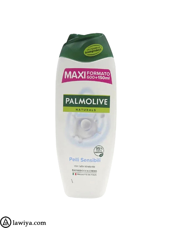 شامپو بدن شیر پالمولیو اصل ایتالیا| Palmolive pelli sensibili