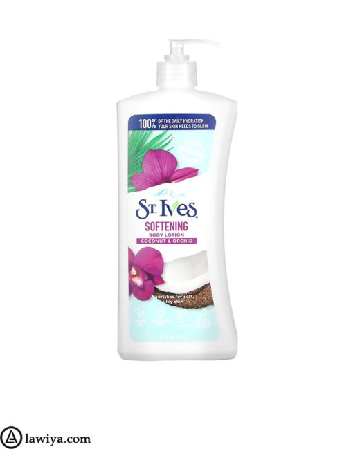 لوسیون بدن صاف کننده نارگیل و ارکیده سینت ایوز اصل آمریکا | st ives smoothing body lotion coconut and orchid