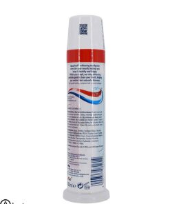 خمیر دندان پمپی سفید کننده آکوا فرش اصل انگلیس 100میل - Aquafresh Whitening Toothpaste Pump 100ml