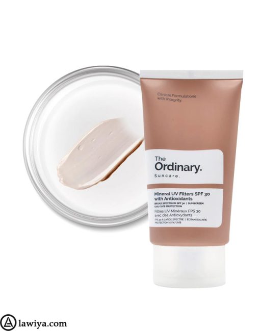 کرم ضد آفتاب اوردینری مینرال spf 30 حاوی آنتی اکسیدان اصل کانادا - The Ordinary Suncare Mineral UV Filters SPF 30 with Antioxidants 50ml