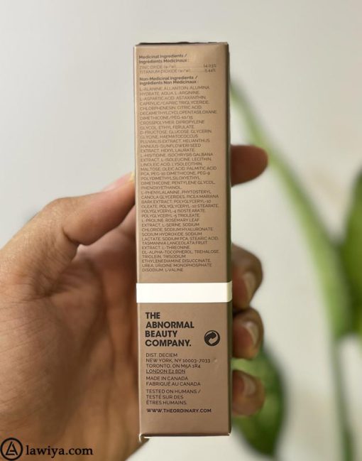 کرم ضد آفتاب اوردینری مینرال spf 30 حاوی آنتی اکسیدان اصل کانادا - The Ordinary Suncare Mineral UV Filters SPF 30 with Antioxidants 50ml