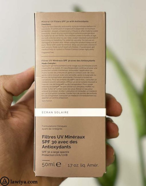 کرم ضد آفتاب اوردینری مینرال spf 30 حاوی آنتی اکسیدان اصل کانادا - The Ordinary Suncare Mineral UV Filters SPF 30 with Antioxidants 50ml