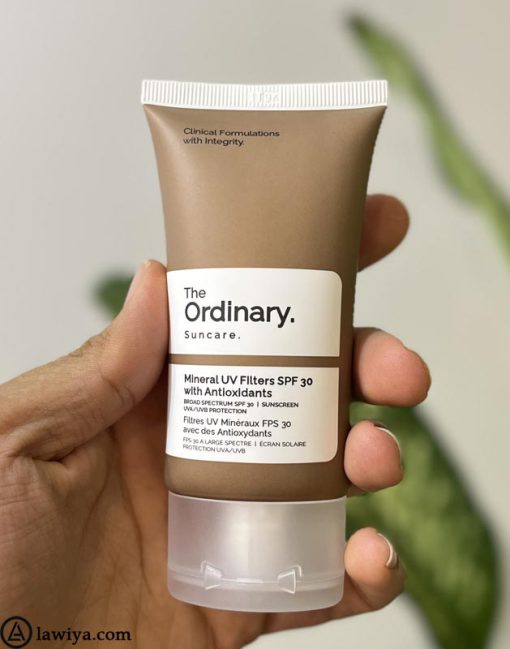 کرم ضد آفتاب اوردینری مینرال spf 30 حاوی آنتی اکسیدان اصل کانادا - The Ordinary Suncare Mineral UV Filters SPF 30 with Antioxidants 50ml