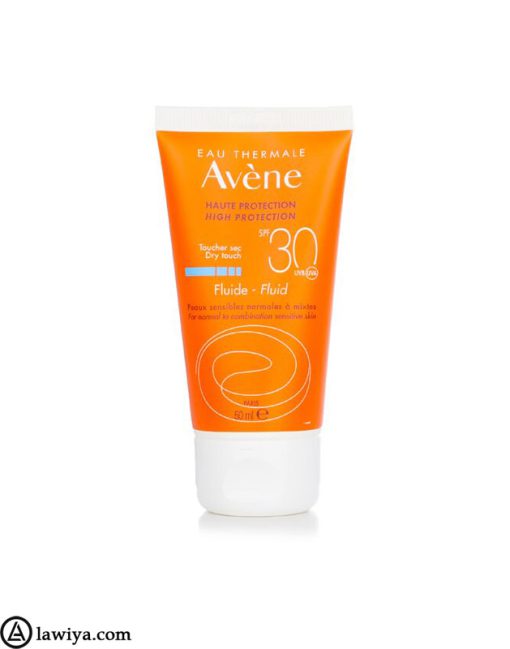 کرم ضدآفتاب فلوئید 30 spf اون برای پوست خشک اصل فرانسه| eau thermale avene spf30 fluid dry touch