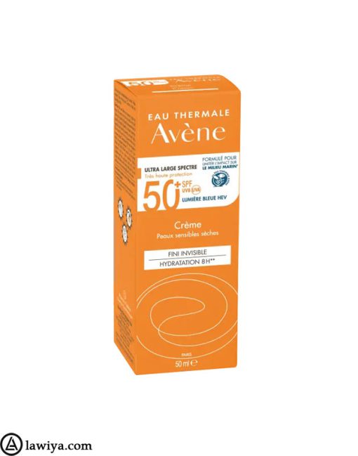 کرم ضد آفتاب اون spf 50+ با پوشش نامرئی اصل فرانسه| eau thermale avene spf 50+ fini invisible transparent finish