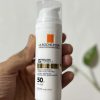 کرم ضد پیری لاروش پوزای کرم ضد پیری آنتلیوس ایج کارکت اصل فرانسه la roche-posay anthelios age correct spf 50 50 ml