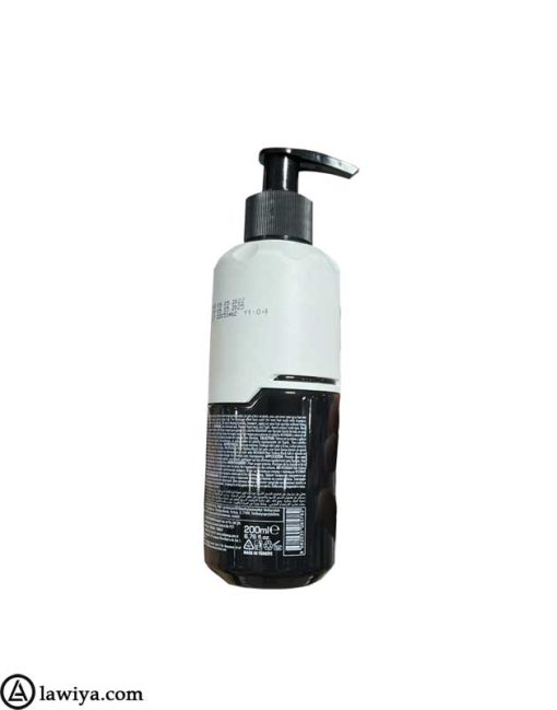 ژل حالت دهنده و ضد سفیدی مو نیش من 200 میلی اصل | nish man black gel white coverage ultra hold 5 200 ml