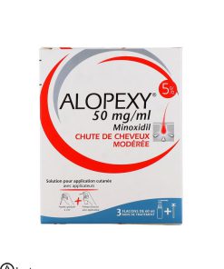 محلول ماینوکسیدیل 5 درصد خارجی آلوپکسی پیر فابره اصل فرانسه - Alopexy 5% Minoxidil Solution spray 3x60ML