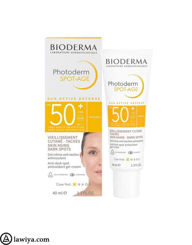 کرم ضد آفتاب و ضد لک بایودرما اصل فرانسه فتودرم اسپات ایج - BIODERMA Photoderm SPOT-AGE SPF 50+ sunscreen