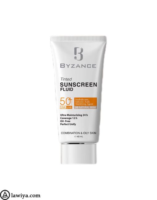 ضد آفتاب رنگی بیزانس اصل مناسب پوست چرب| Byzance colored sunscreen for oily skin spf 50