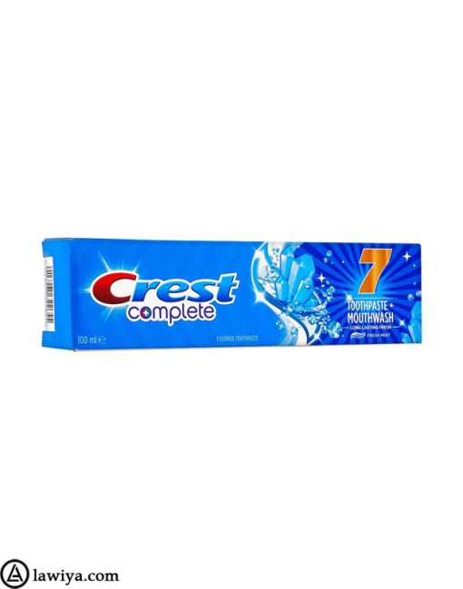 خمیر دندان کرست هفت یخی 100 میل اصل آلمان - CREST Toothpaste Complete 7+ Mouthwash 100 ml