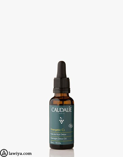 سرم شب کدلی حاوی ویتامین C و روشن کننده اصل فرانسه-Caudalie Vinergetic C+ Overnight Detox Oil 30ml