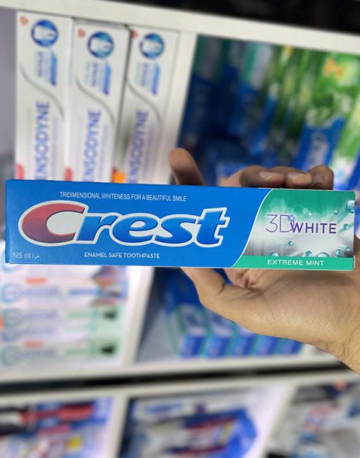 خمیر دندان کرست مدل 3D white اصل آلمان - Crest Toothpaste 3D white Extreme Mint 125 ml