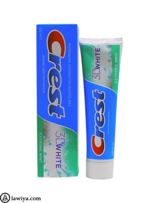 خمیر دندان کرست مدل 3D white اصل آلمان - Crest Toothpaste 3D white Extreme Mint 125 ml