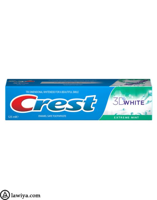 خمیر دندان کرست مدل 3D white اصل آلمان - Crest Toothpaste 3D white Extreme Mint 125 ml