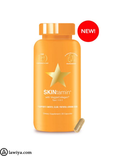 قرص اسکین تامین مکمل بهبود پوست 30 عددی اصل آمریکا - Hairtamin Skintamin 30 Capsules