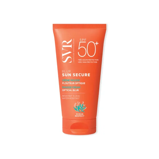 کرم ضد آفتاب اس وی آر spf 50 مدل بلر بدون بو اصل فرانسه - 50 ml SVR SUN SECURE Blur SPF50+ Fragrance-free 