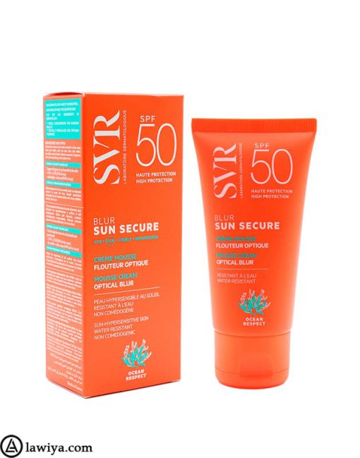 کرم ضد آفتاب اس وی آر spf 50 مدل بلر اصل فرانسه - SVR SUN SECURE BLUR SPF 50+