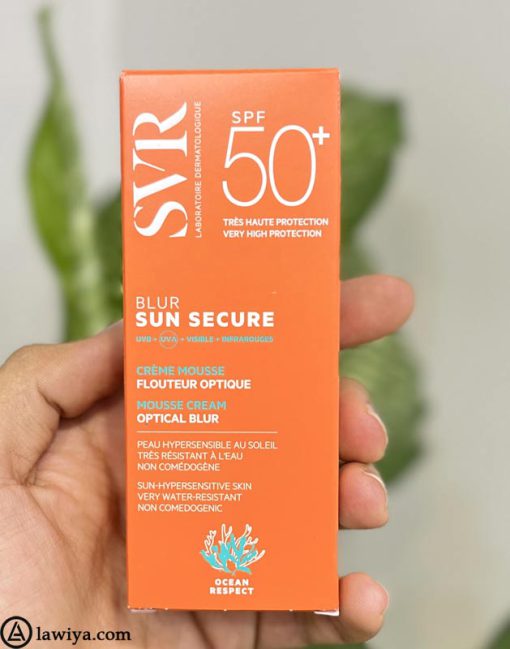 کرم ضد آفتاب اس وی آر spf 50 مدل بلر اصل فرانسه - SVR SUN SECURE BLUR SPF 50+