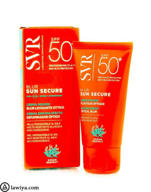 کرم ضد آفتاب اس وی آر spf 50 مدل بلر اصل فرانسه - SVR SUN SECURE BLUR SPF 50+