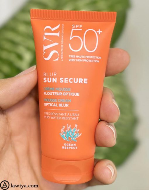 کرم ضد آفتاب اس وی آر spf 50 مدل بلر اصل فرانسه - 50 ml SVR SUN SECURE Blur SPF50+ Fragrance-free 