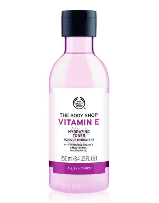 تونر آبرسان ویتامین E بادی شاپ 250 میل اصل انگلیس - The Body Shop Vitamin E Hydrating Toner 250 ml